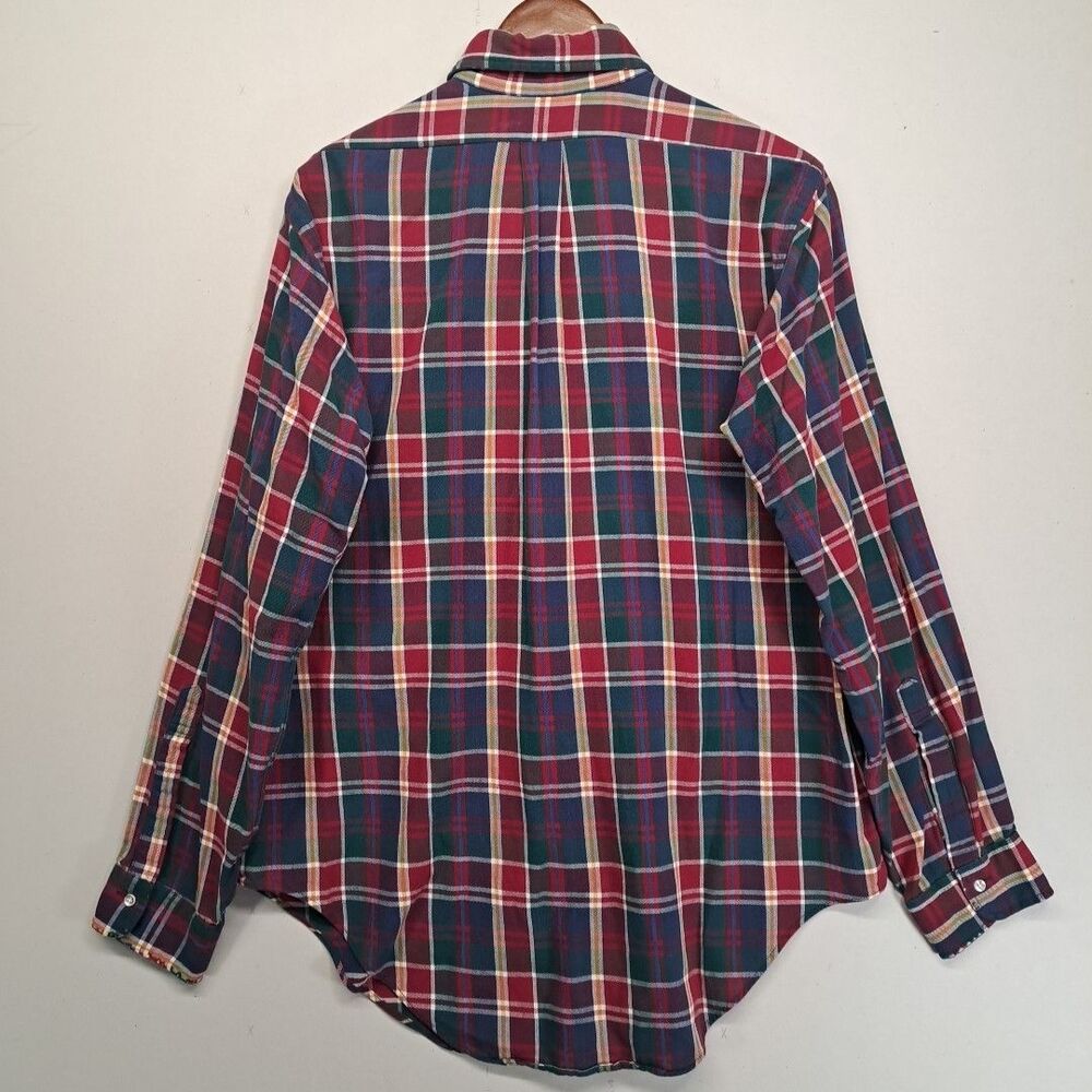 Brooks Brothers Makers L Cotton Plaid Flannel Button Down Shirt Made in USA - Picture 2 of 7